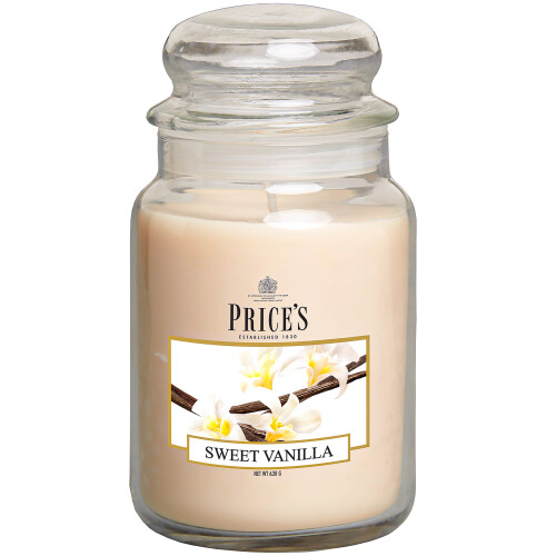 Price's Candles Large Jar Sweet Vanilla