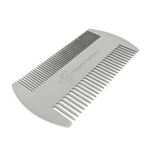 General Healthcare Metal Stainless Steel Hair Comb - Dual Action Lice Hair Beard