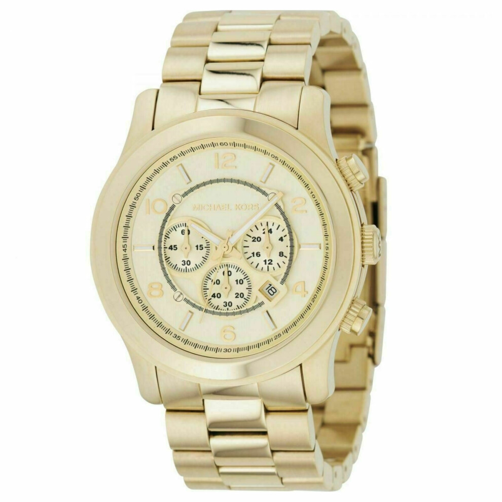 Michael Kors Goldtone Mens Watch MK8077