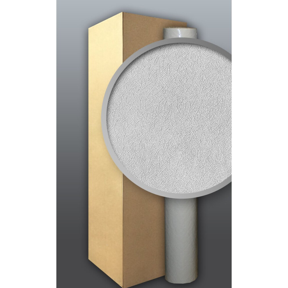 Edem 80379Br60 Non-Woven Textured Paintable Wallpaper White 5 Rolls 132 Sqm 4823049735193
