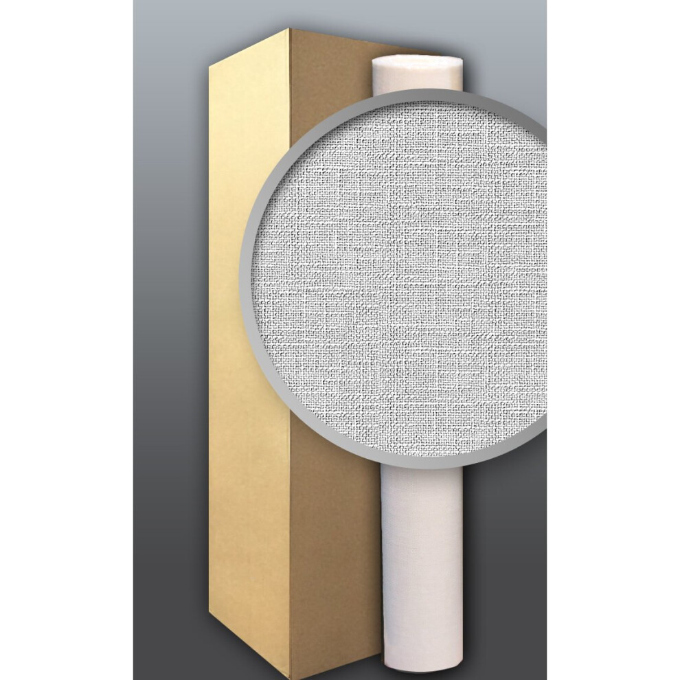 Edem 80301Br60 Non-Woven Wallpaper Textured Paintable Fabric Look 4Rolls 106 Sqm 4250691714663