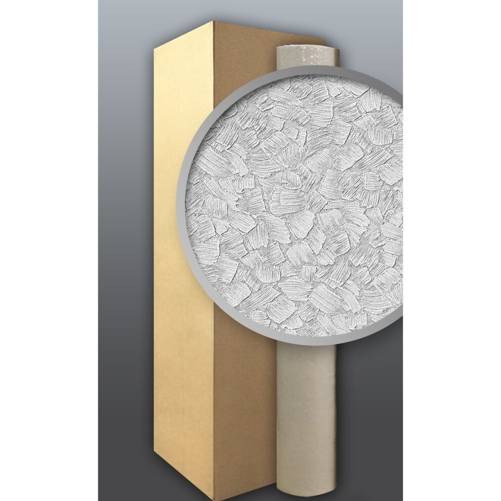 Edem 80309Br60 Non-Woven Textured Paintable Wallpaper Stucco 4 Rolls 106 Sqm 4823049738606