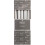 Price's Candles 10" Venetian Wrapped 1x10 Silver 1