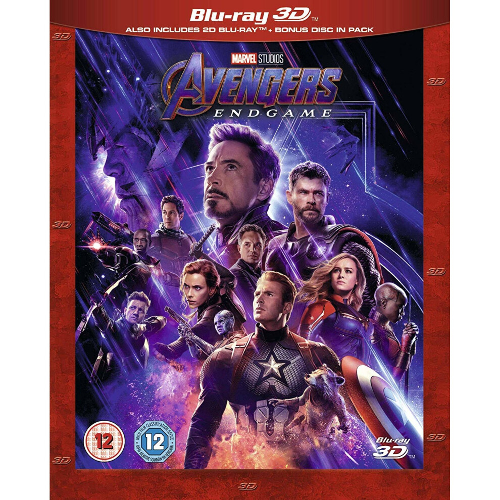 Walt Disney Avengers Endgame 3D Blu-Ray [2019]