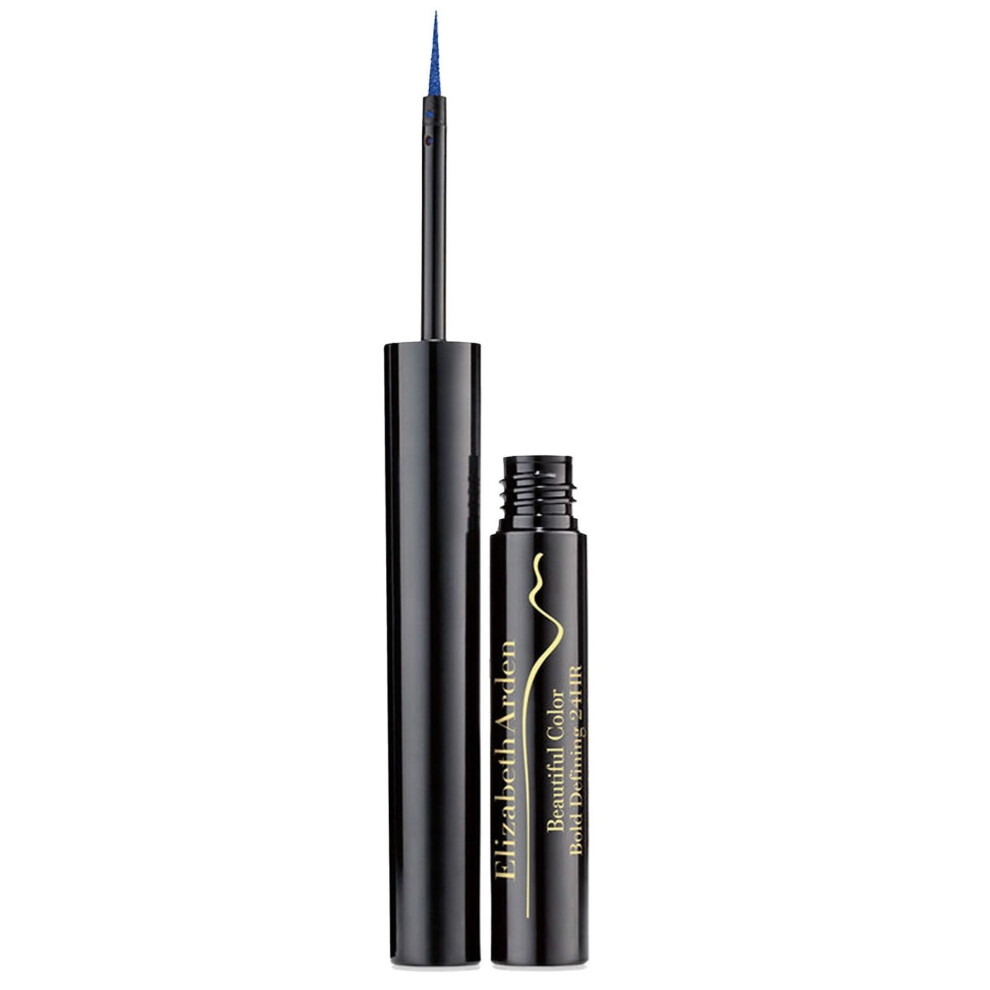 Elizabeth Arden Beautiful Color Bold Defining 24Hr Liquid Eye Liner 1.7ml Electric Blue #03-image-OPC-P5KCVFC-NEW