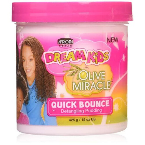 African Pride Dream Kids Olive Miracle Quick Bounce Pudding 15oz