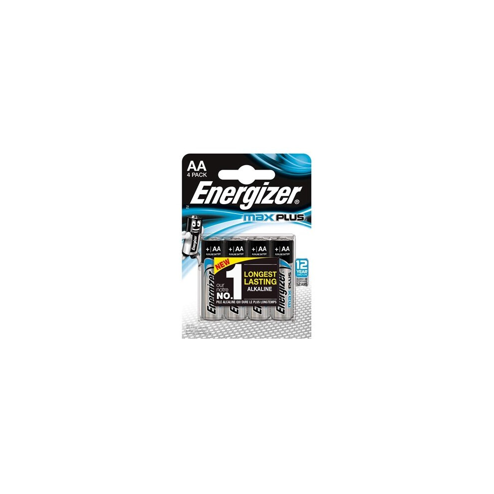 Energizer Maxplus Pack Of 4 Aa Batteries ENERLR6B4MAXPLUS