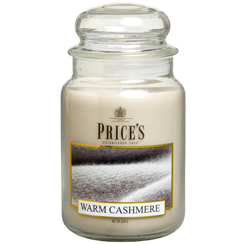 Price's Candles Large Jar Warm Cashmere
