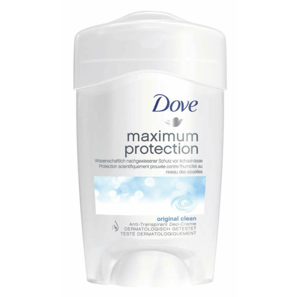 DOVE MAXIMUM PROTECTION CLEAN ANTI PERSPIRANT DEODORANT