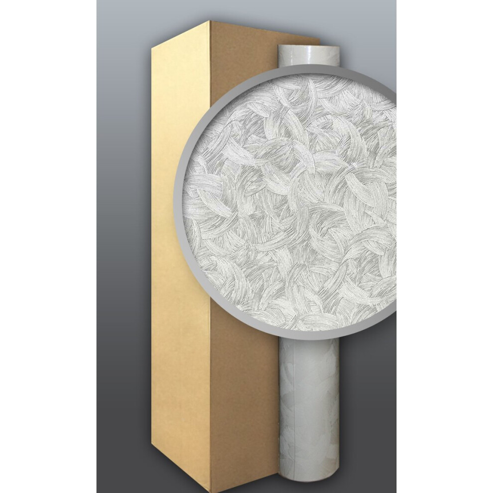 Edem 80322Br60 Non-Woven Paintable Wallpaper 25 M Stucco White 5 Rolls 132 Sqm 4823049735339