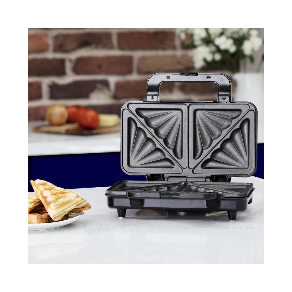 Tower Rose Gold Sandwich Toaster Buy Tower Silver 3-in-1 Deep Fill