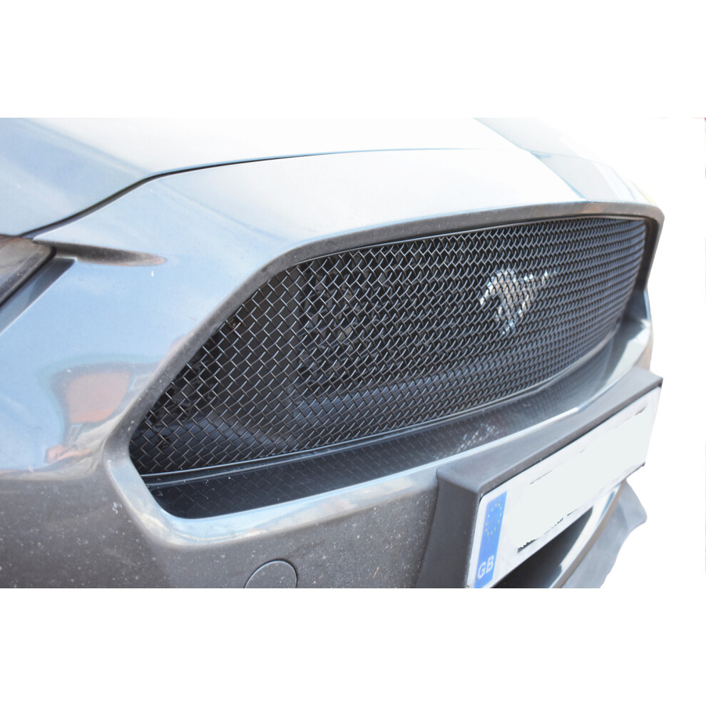 (Black) Ford Mustang Gt - Upper Grille (2015 - 2018) Black 5060468073935
