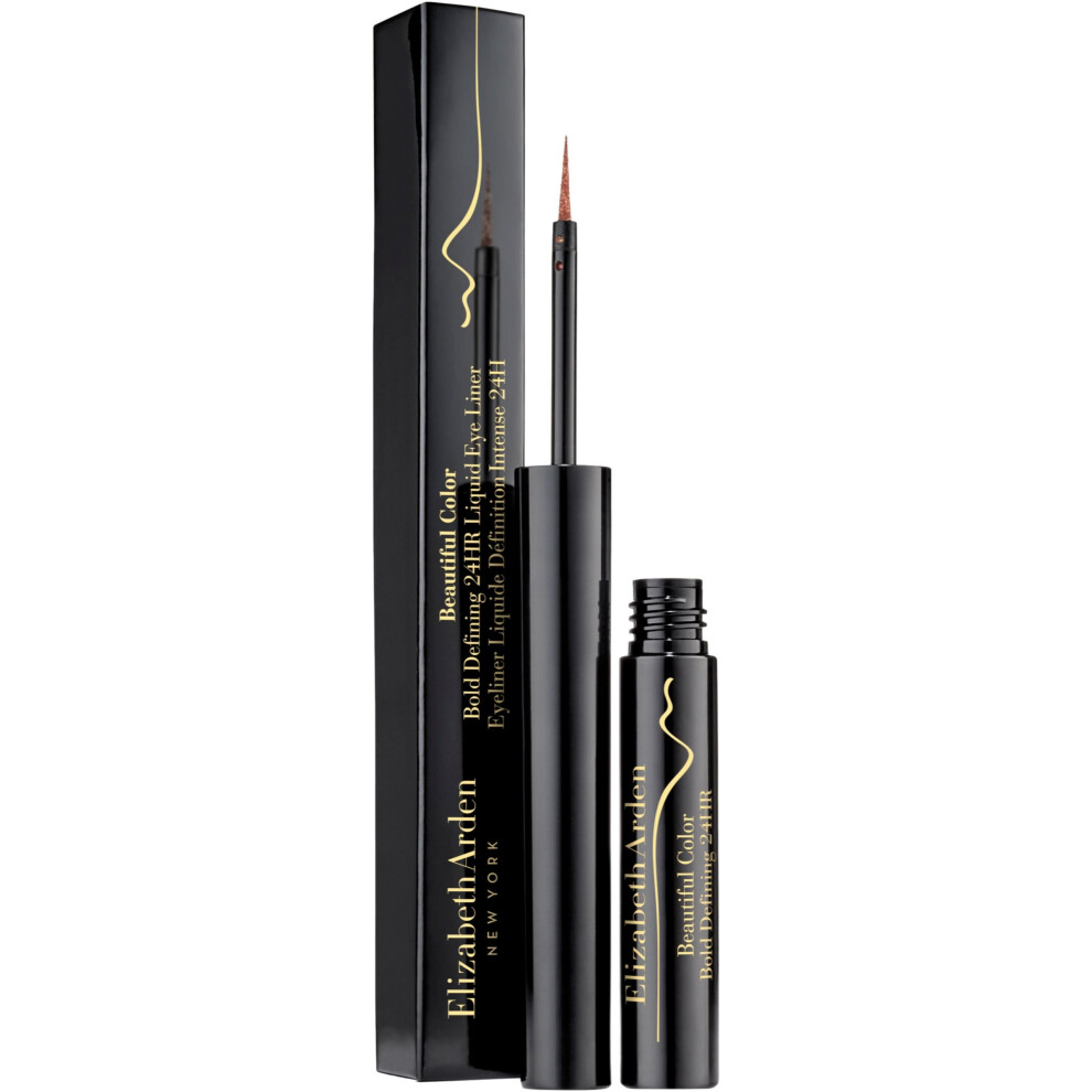 Elizabeth Arden Beautiful Color Liquid Eye Liner - 02 Gilded Brown