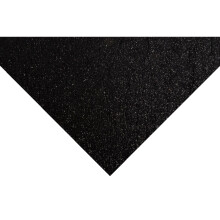 (Black) Trimits Glitter Acrylic Craft Felt Sheet 23 x 30cm