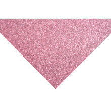 (Pink) Trimits Glitter Acrylic Craft Felt Sheet 23 x 30cm