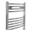 PlumbGalaxy Essentials 1100 x 500mm Curved Chrome Heated Towel Rail 6