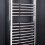 PlumbGalaxy Essentials 1100 x 500mm Curved Chrome Heated Towel Rail 3