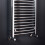 PlumbGalaxy Essentials 1100 x 500mm Curved Chrome Heated Towel Rail 4