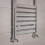 PlumbGalaxy Boden 800 x 500mm Straight Chrome Flat Panel Heated Towel Rail 4