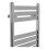 PlumbGalaxy Boden 1200 x 500mm Straight Chrome Flat Panel Heated Towel Rail 6