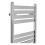 PlumbGalaxy Boden 800 x 500mm Straight Chrome Flat Panel Heated Towel Rail 6