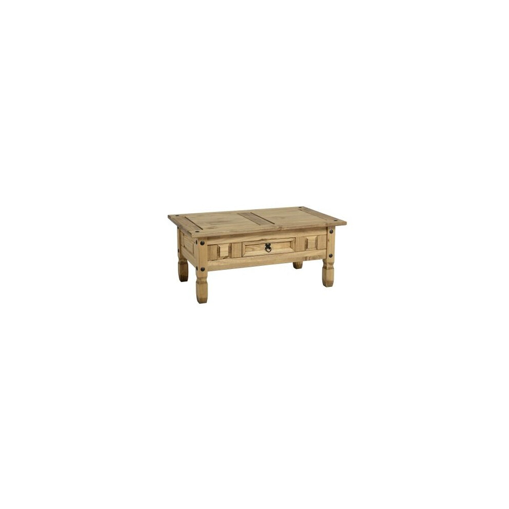 Seconique Corona Mexican Pine Coffee Table Brown