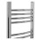 PlumbGalaxy Essentials 700 x 400mm Curved Chrome Heated Towel Rail 6