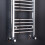 PlumbGalaxy Essentials 700 x 400mm Curved Chrome Heated Towel Rail 4