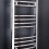 PlumbGalaxy Essentials 700 x 400mm Curved Chrome Heated Towel Rail 3