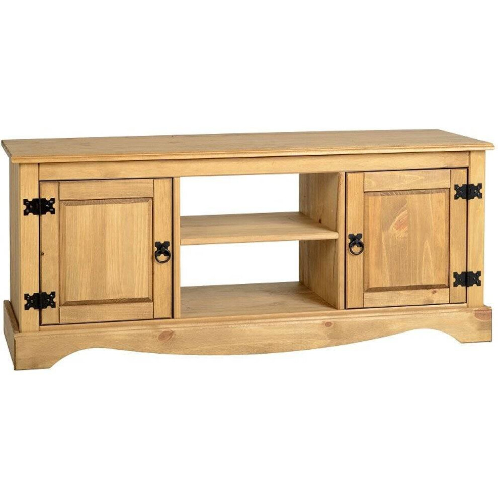 Seconique Corona Mexican Pine 2 Door Flat Screen Tv Unit