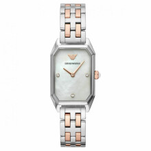 Emporio Armani AR11146 Gianni T Bar Mother of Pearl Two Tone Ladies Watch