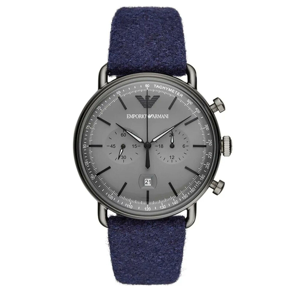 Armani Emporio Aviator Men's Chronograph Watch Ar11144 - Iconic Luxury Timepiece With Precision Craftsmanship Multicoloured