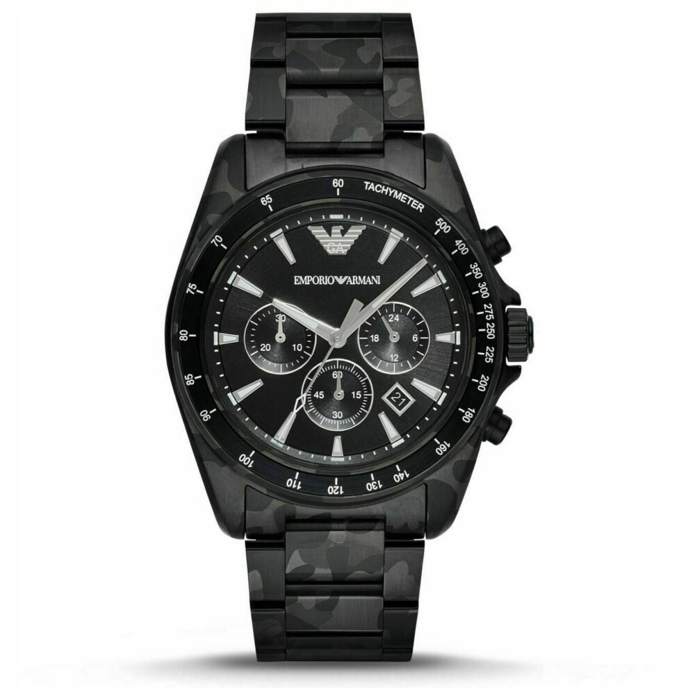 Emporio Armani Sportivo Men's Watch AR11027¦Chrono Tachy Dial¦Designer Strap