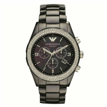 Emporio Armani Ceramica Orologio da donna Madreperla Quadrante in ceramica Cinturino AR1455