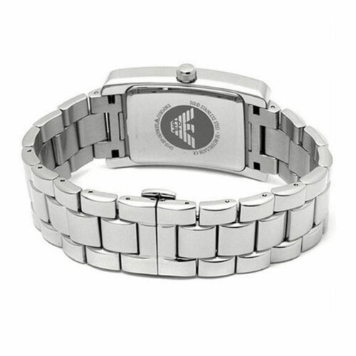 Armani Emporio Armani Classic κυρίες βραχιόλι ρολόι χρονογράφου Dial ασημί τόνο AR0146 1