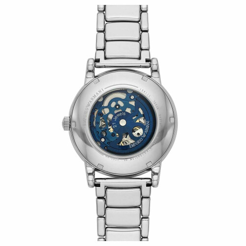 Armani Emporio Armani Ανδρικό ρολόι Στρογγυλό σκελετό με καντράν από ανοξείδωτο ατσάλι AR60006 2