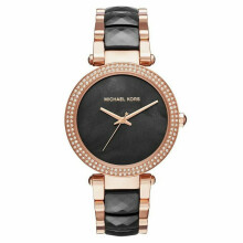 Michael Kors Parker Reloj de señoraÂEsfera nacaradaÂCorrea de acero acetatoÂMK6414