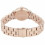 Marc Jacobs Marc Jacobs Baker Κυρίες ρολόι λευκό καντράν ροζ χρυσό από ανοξείδωτο ατσάλι MBM3248 3