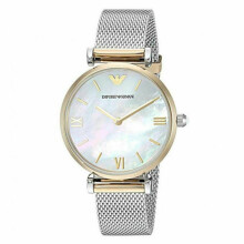 Emporio Armani AR2068 Gianni T Bar Mother of Pearl Ladies Watch