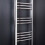 PlumbGalaxy Essentials 1200 x 400mm Curved Chrome Heated Towel Rail 3