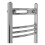 PlumbGalaxy Essentials 1200 x 400mm Curved Chrome Heated Towel Rail 6