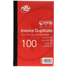 Invoice book - duplicate - carbonless - numbered