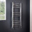 PlumbGalaxy Essentials 1150 x 600mm Curved Chrome Heated Towel Rail 1
