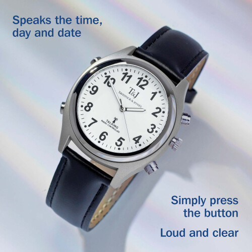 Radio Controlled Talking Watch Easylife Group Black on OnBuy