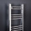 PlumbGalaxy Essentials 1200 x 400mm Curved Chrome Heated Towel Rail 2