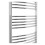 PlumbGalaxy Essentials 1150 x 600mm Curved Chrome Heated Towel Rail 8