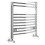 PlumbGalaxy Essentials 1150 x 600mm Curved Chrome Heated Towel Rail 9