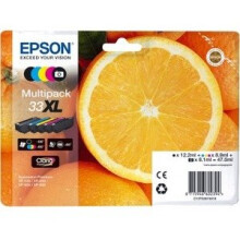 Printercartridge - EPSON - 33XL Claria C13T33574011 - Cyaan, magenta, geel, zwart, fotozwart - Verpakking van 5 - XL 47ml