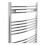 PlumbGalaxy Essentials 1150 x 600mm Curved Chrome Heated Towel Rail 7