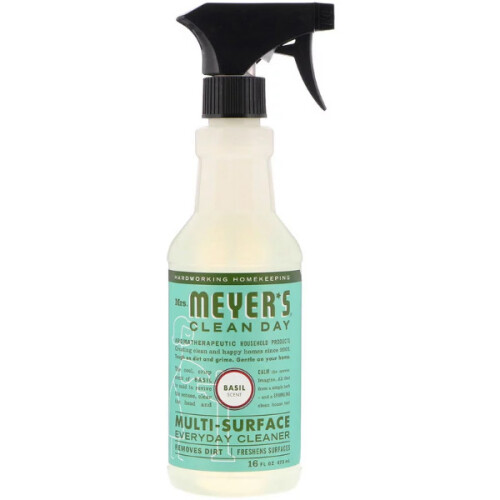 Mrs. Meyers Clean Day, Multi-Surface Everyday Cleaner, Basil Scent, 16 fl oz (473 ml)